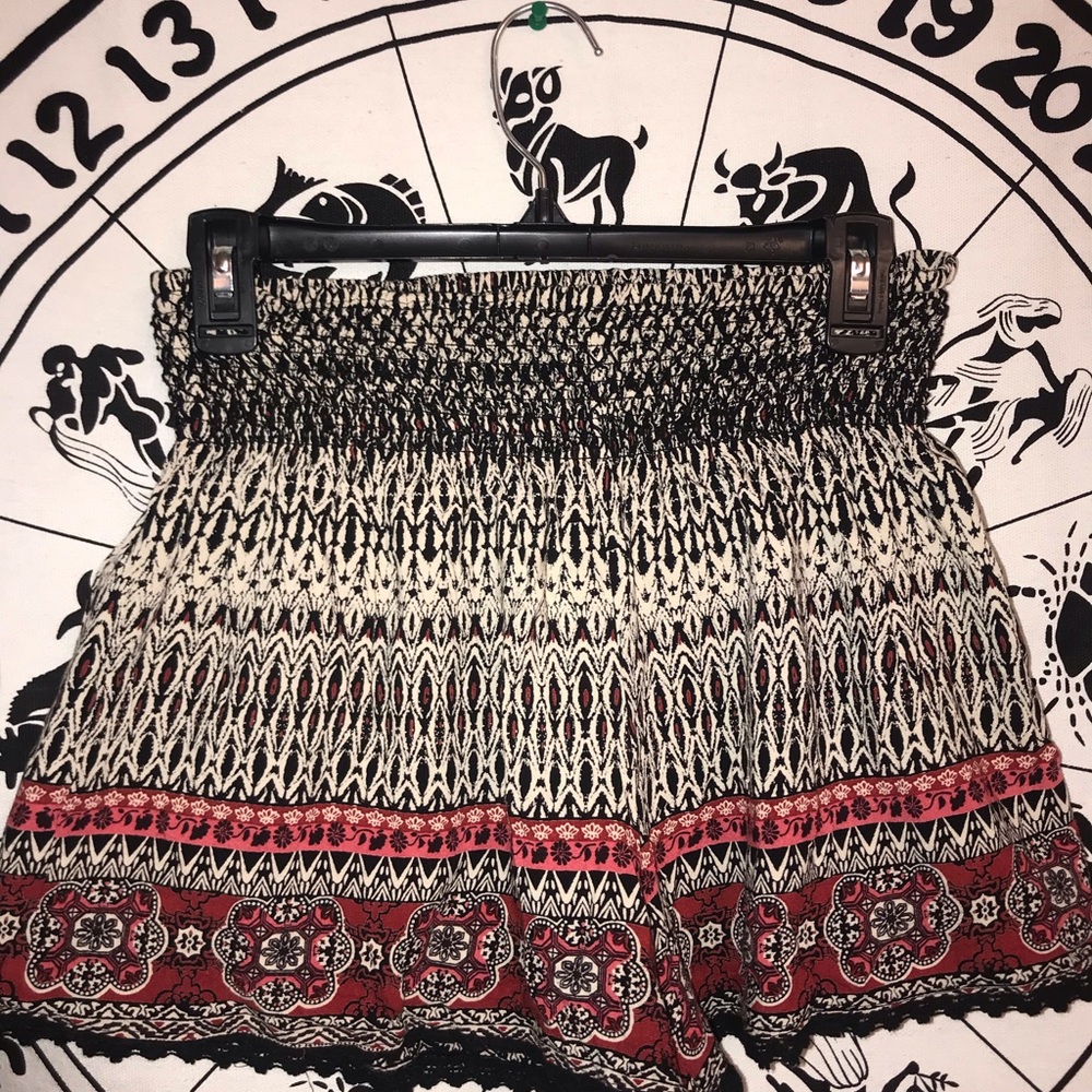 Beach patterned shorts